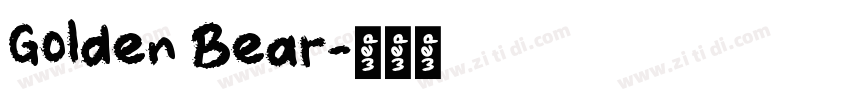 Golden Bear字体转换